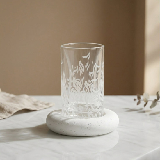 Double Glass Tea Cup Set 6 Pcs